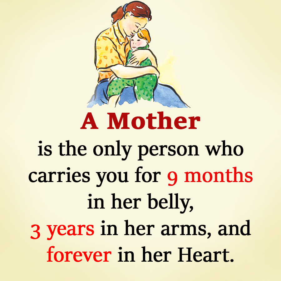 A mother is always a mother