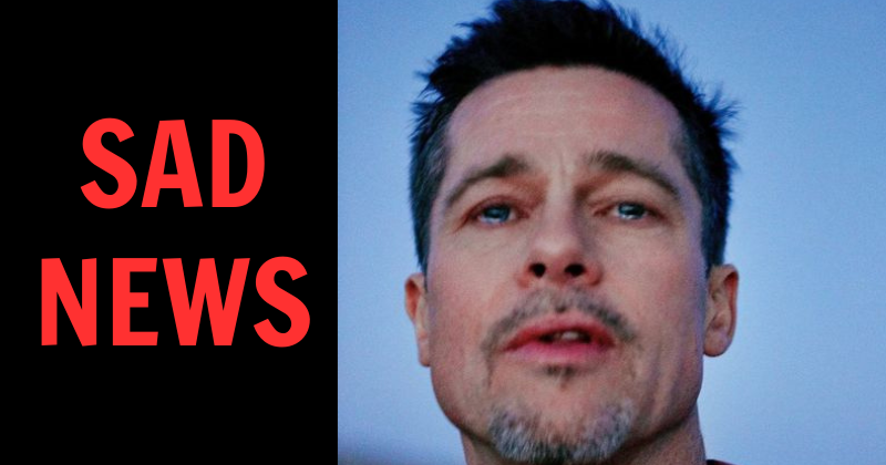 Sad news about Brad Pitt – The announcement was made by the actor himself