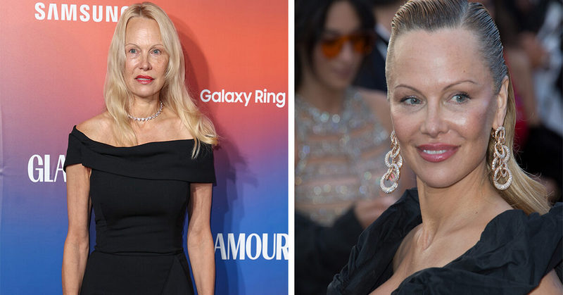 Pamela Anderson wears flowery gown, fans claim actress looks 'frumpy'